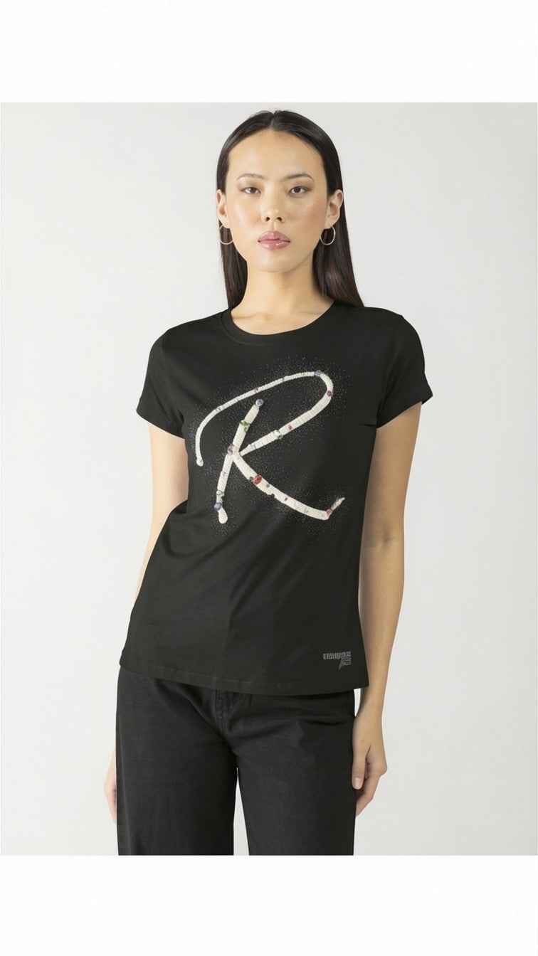 Denny Rose T-Shirt con applicazione