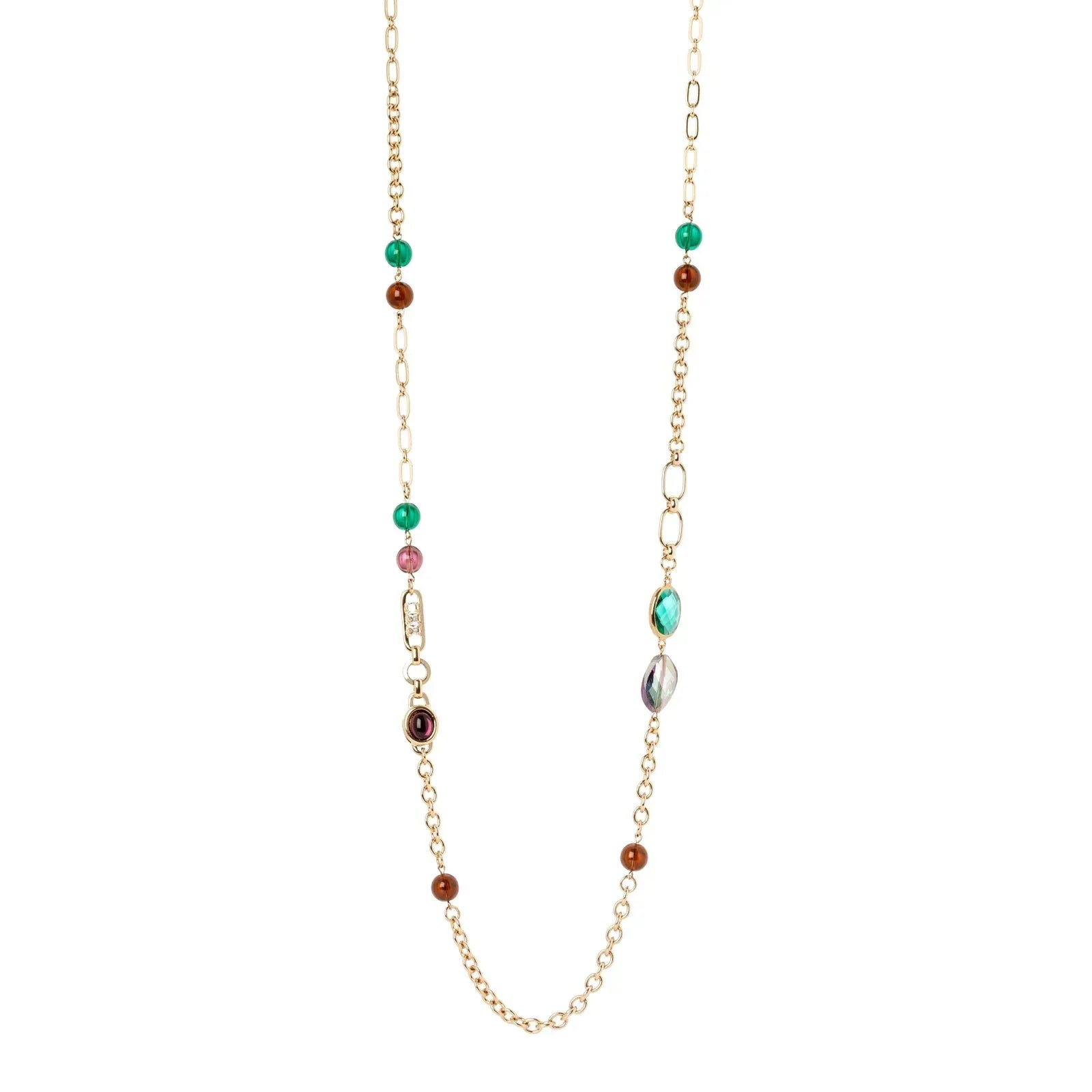 Sodini Collana lunga Mylitta - Bordeaux - Identity Look