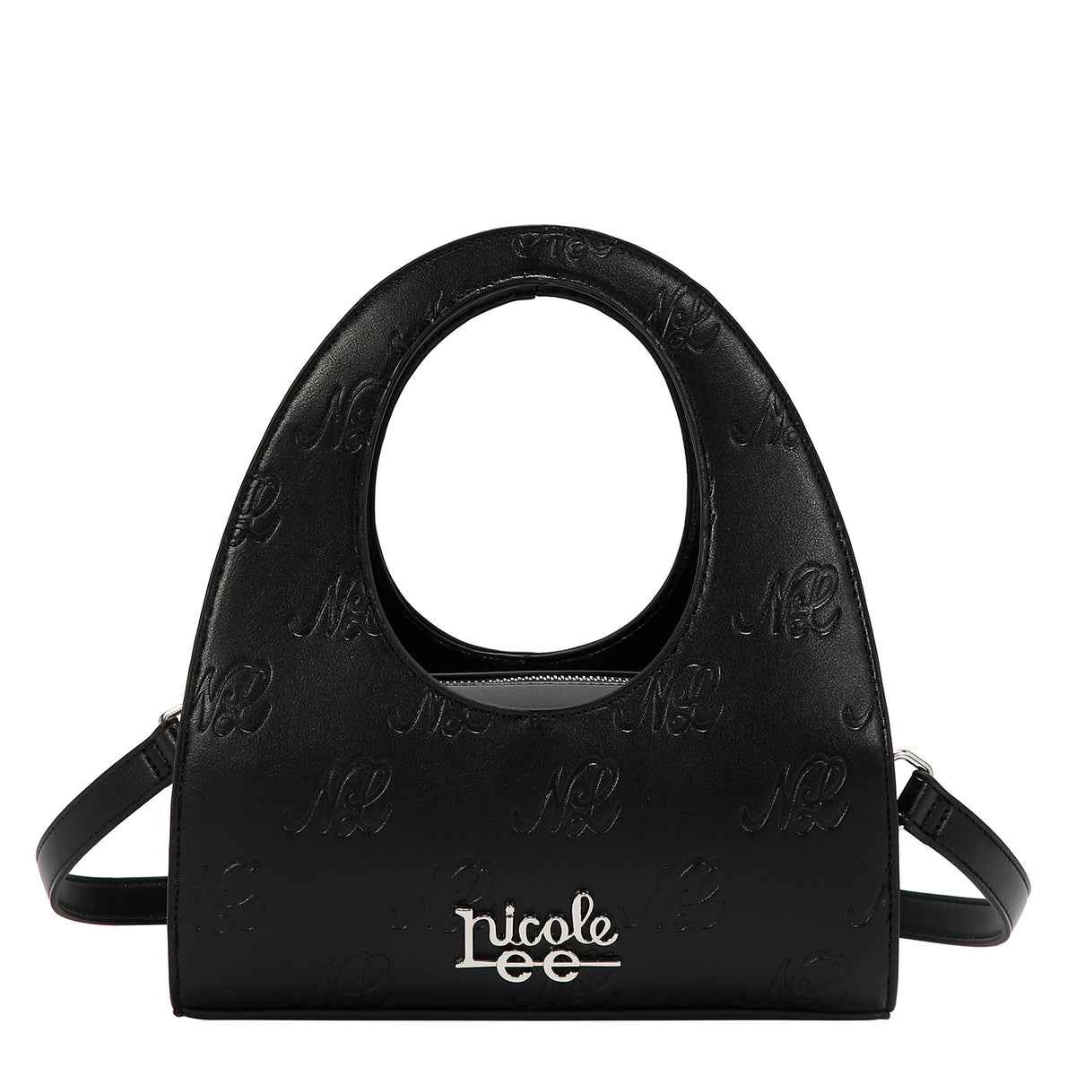 Nicole borsa embossed nera