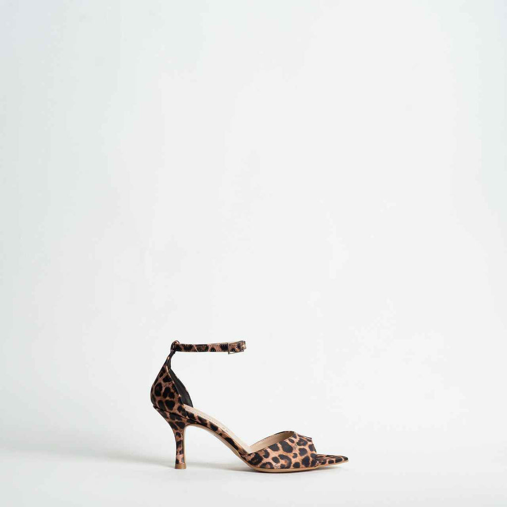 Divine follie - Sandalo con tacco animalier
