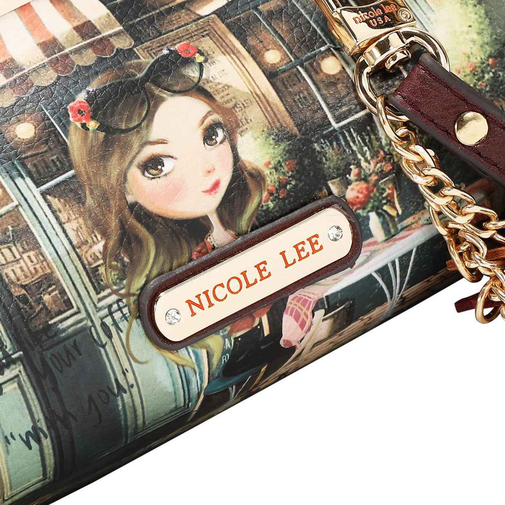 Nicole Lee clutch portamonete con polsiera