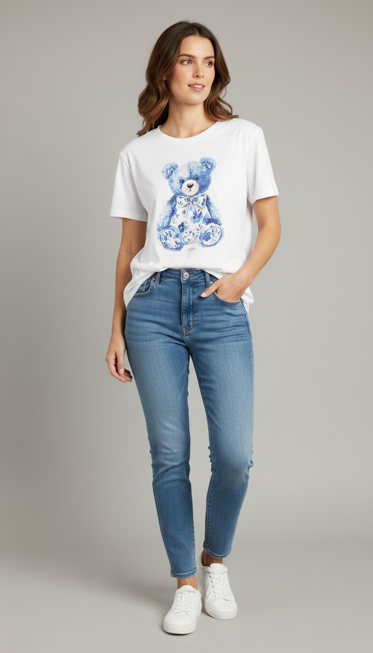 Le streghe T-shirt teddy strass