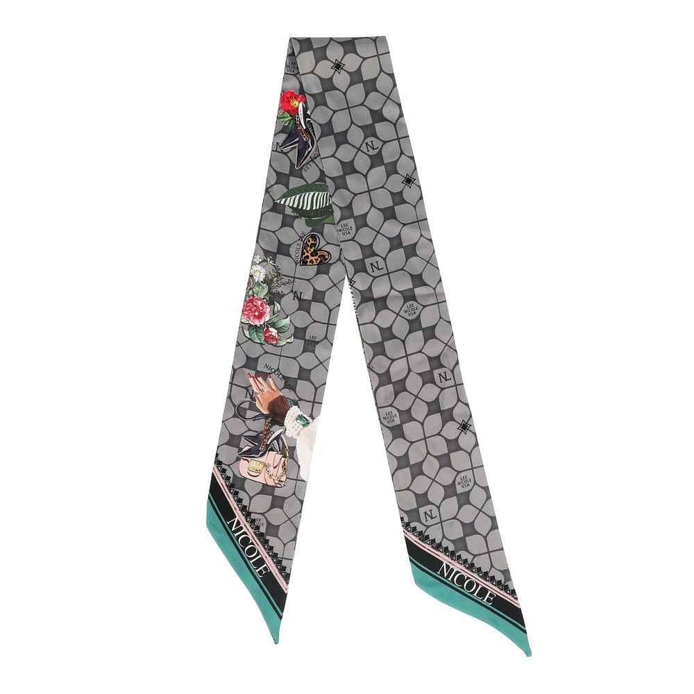 Nicol Lee Foulard satin
