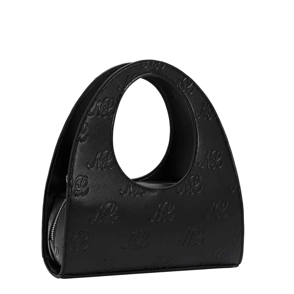 Nicole borsa embossed nera