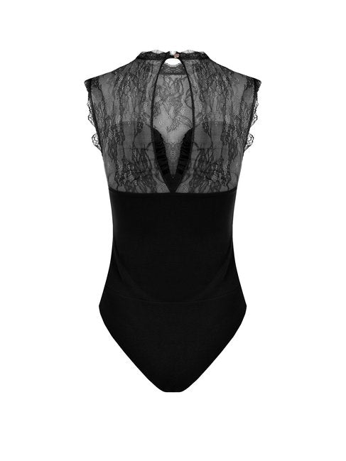 Rinascimento top smanixato birdeaux con pizzo e drappeggio