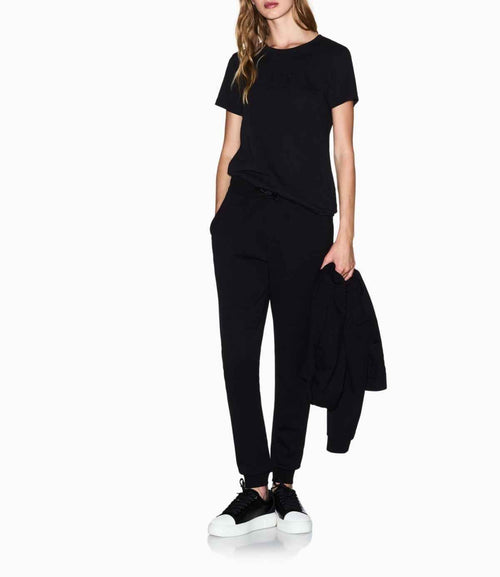 Armani exchange T-shirt con logo in jersey di cotone