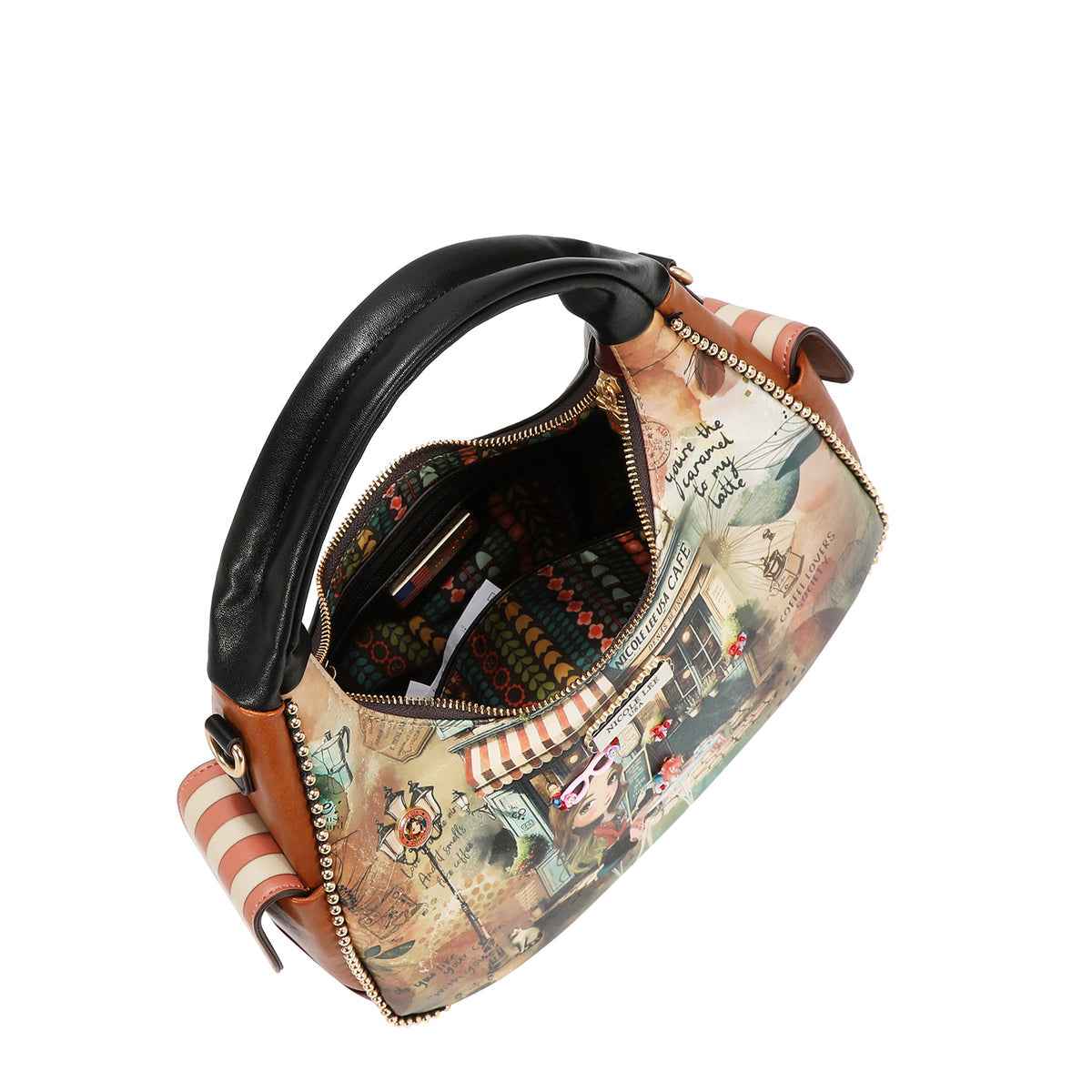 Nicole lee Borsa mezzaluna Virtual Friend