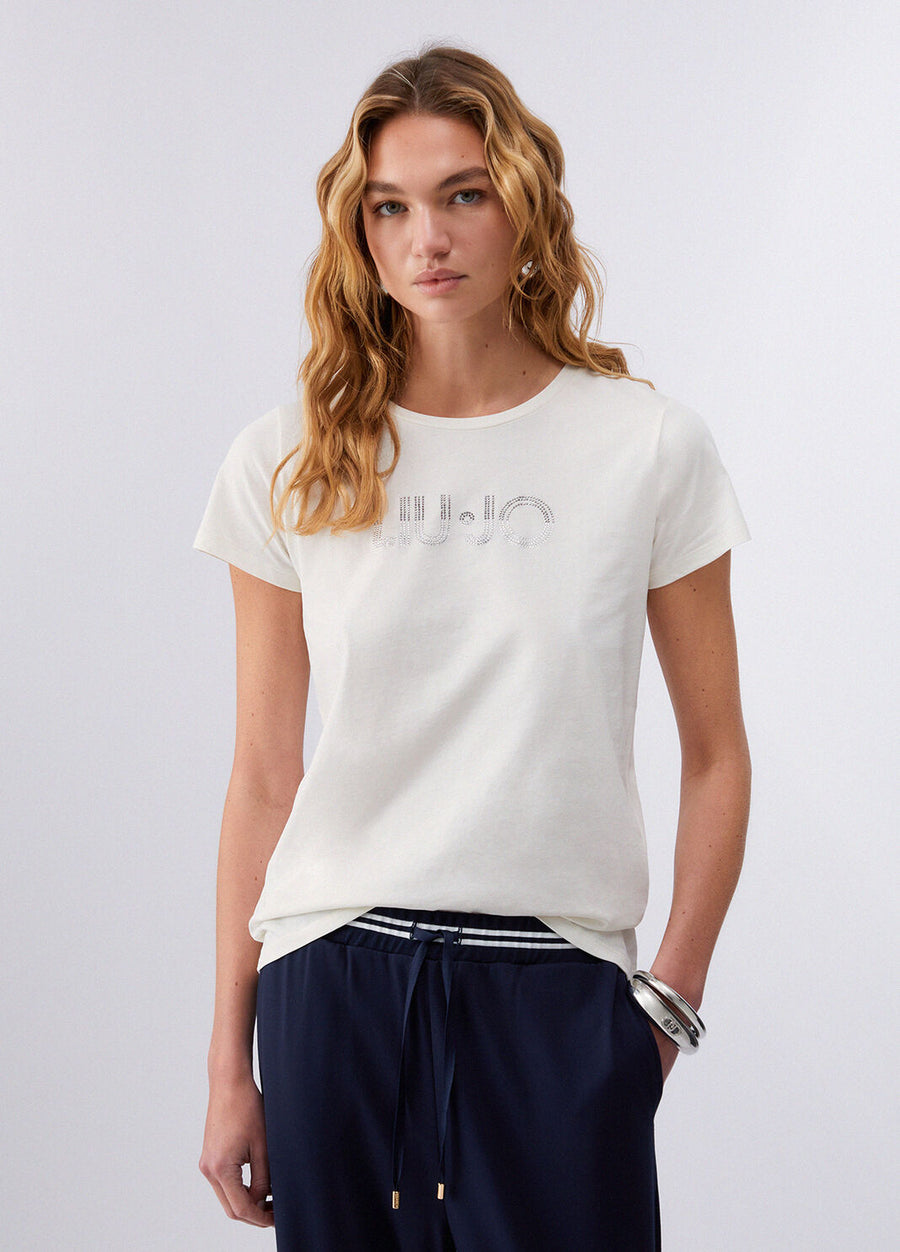 Liujo t-shirt con strass