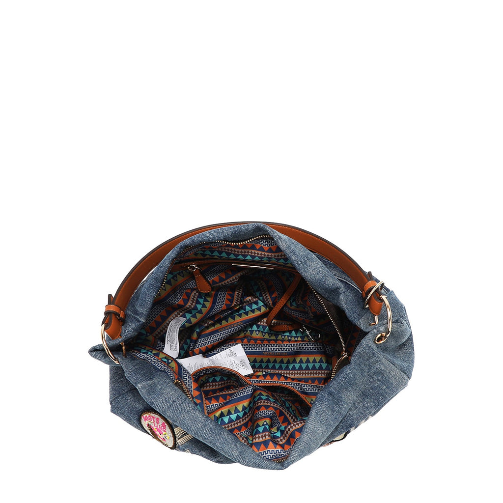 Nicole Lee Sofia Montana Denim Hobo Bag