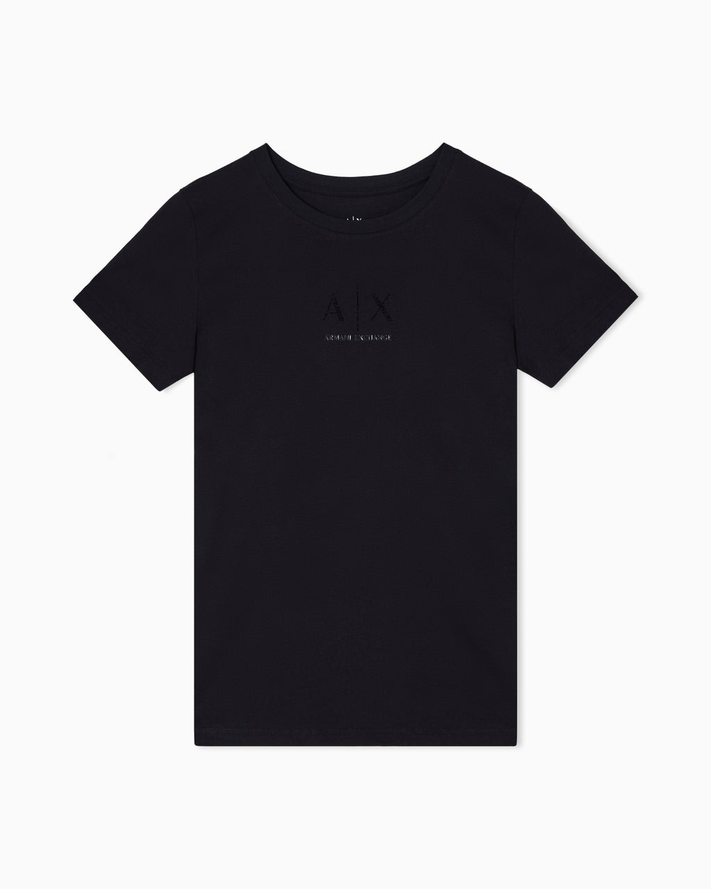Armani exchange T-shirt con logo in jersey di cotone