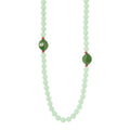Sodini Collana lunga boule e verde Apuana - Verde