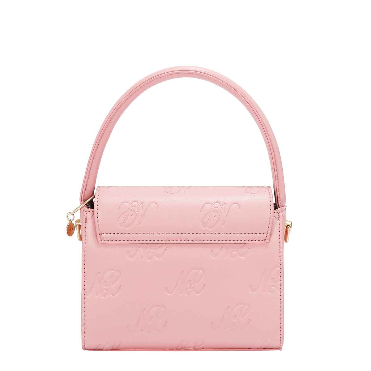 Nicole lee Borsa embossed cuore rosa