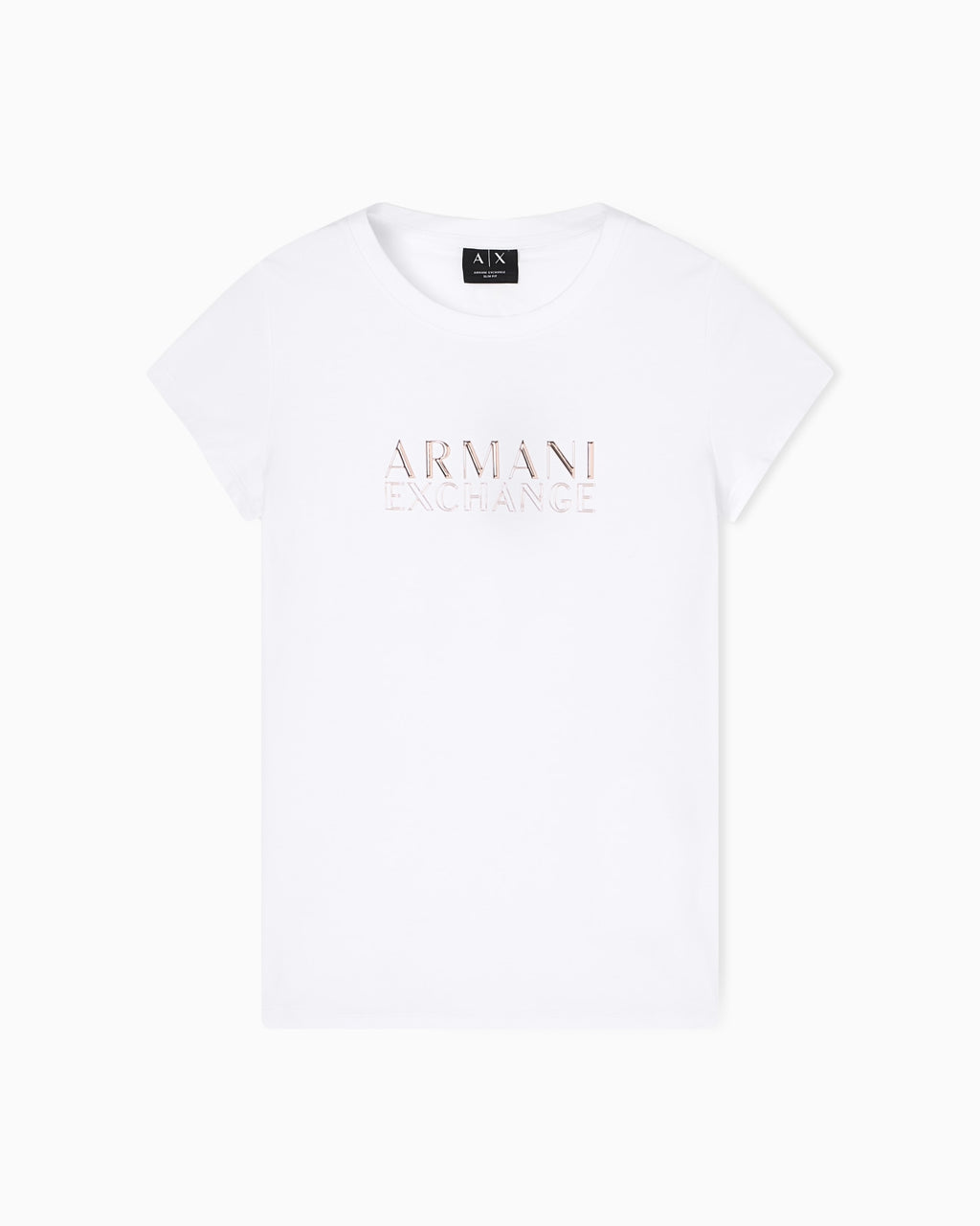 Armani exchange T-shirt Slim Fit in Jersey di Cotone Stretch