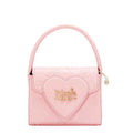 Nicole lee Borsa embossed cuore rosa