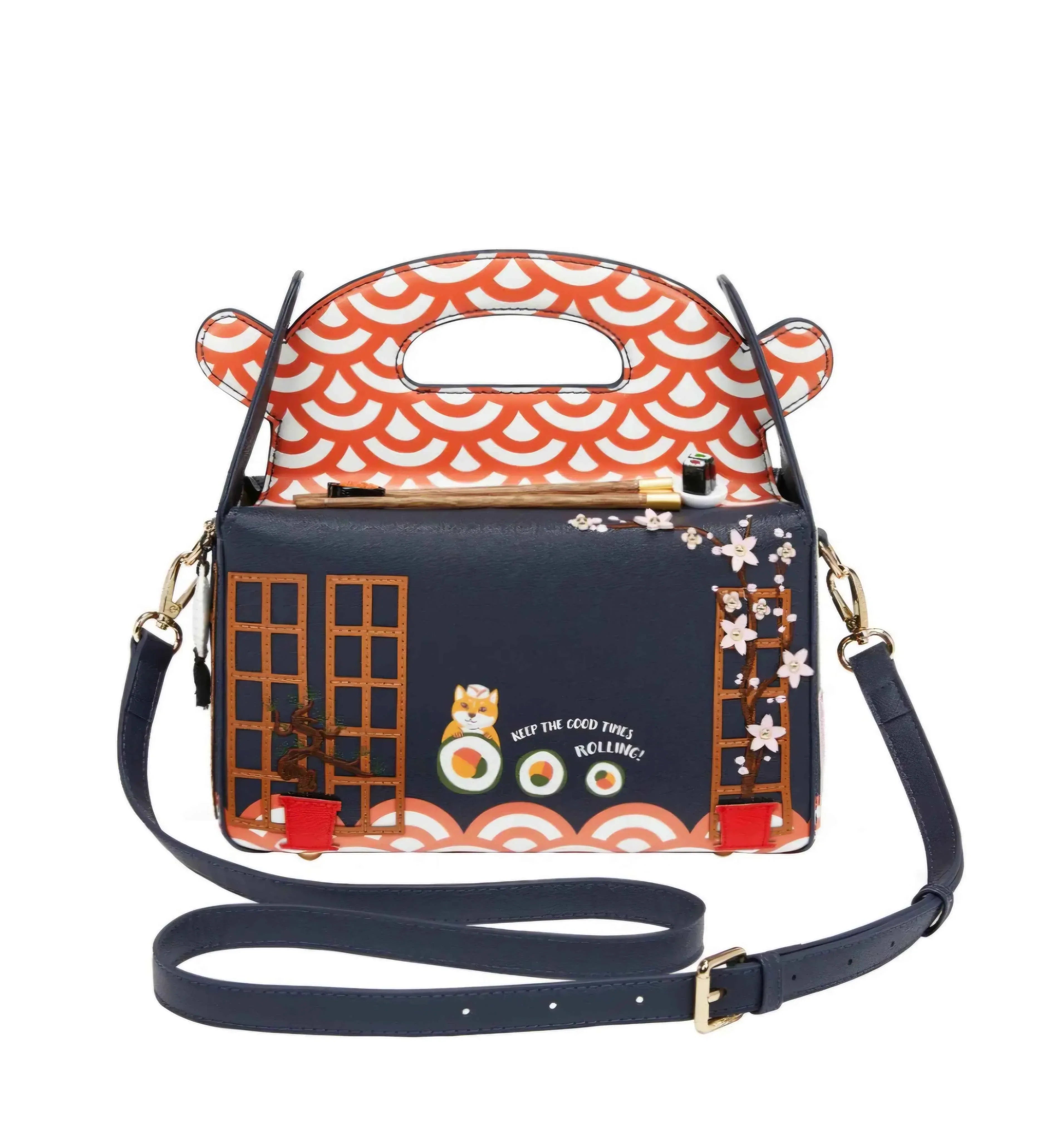 Vendula sushi blu edition Borsa Takeway box bag - Identity Look