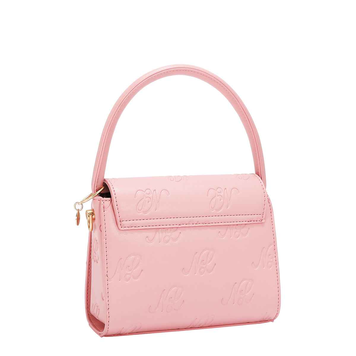 Nicole lee Borsa embossed cuore rosa