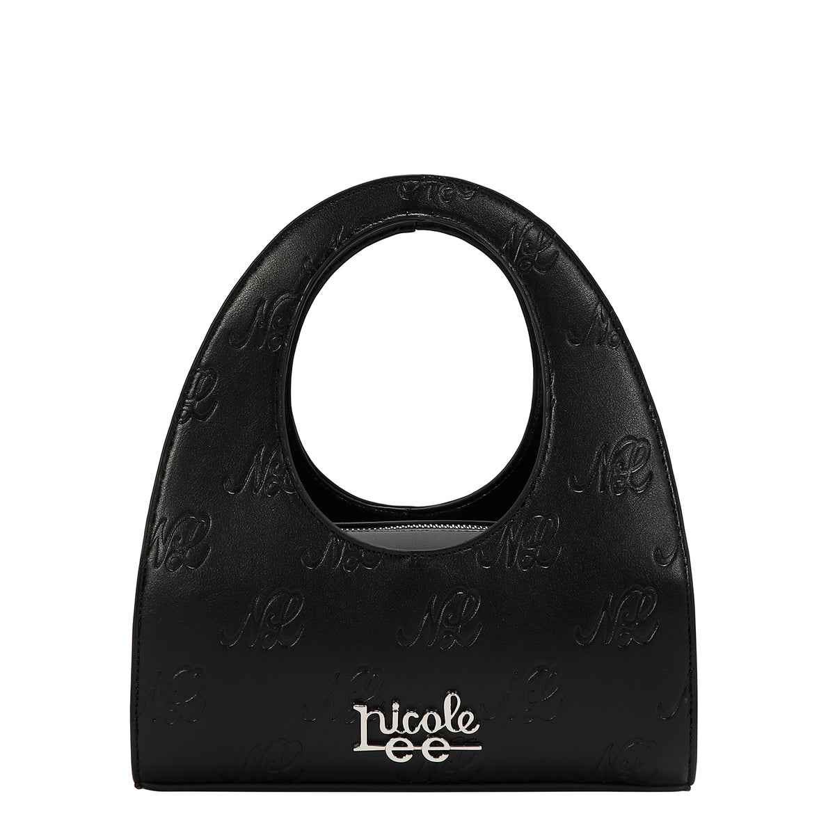 Nicole borsa embossed nera
