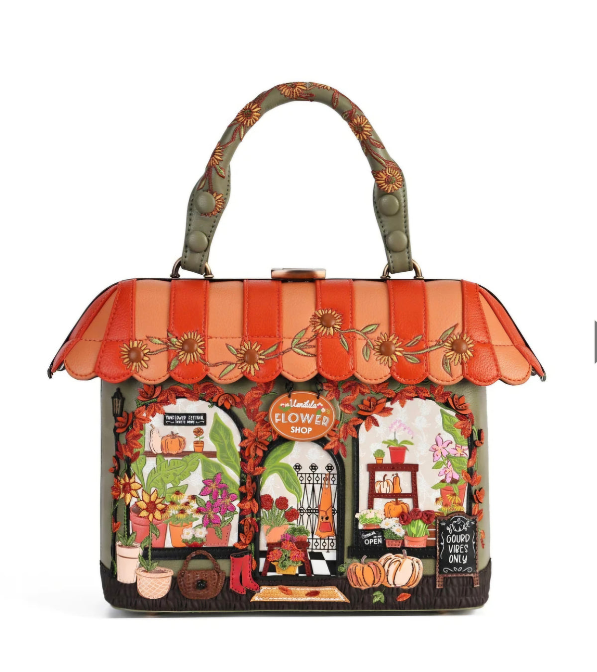 Vendula flower shop - amber edition - borsa grab