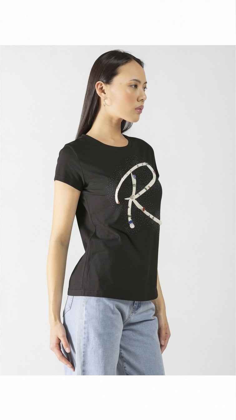 Denny Rose T-Shirt con applicazione