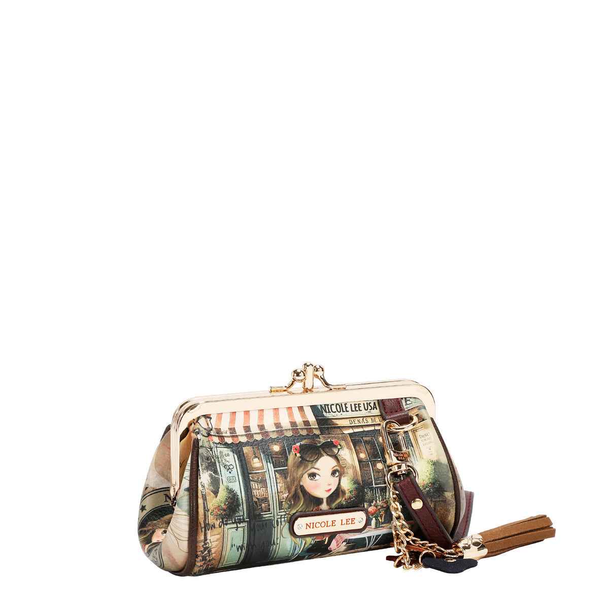 Nicole Lee clutch portamonete con polsiera