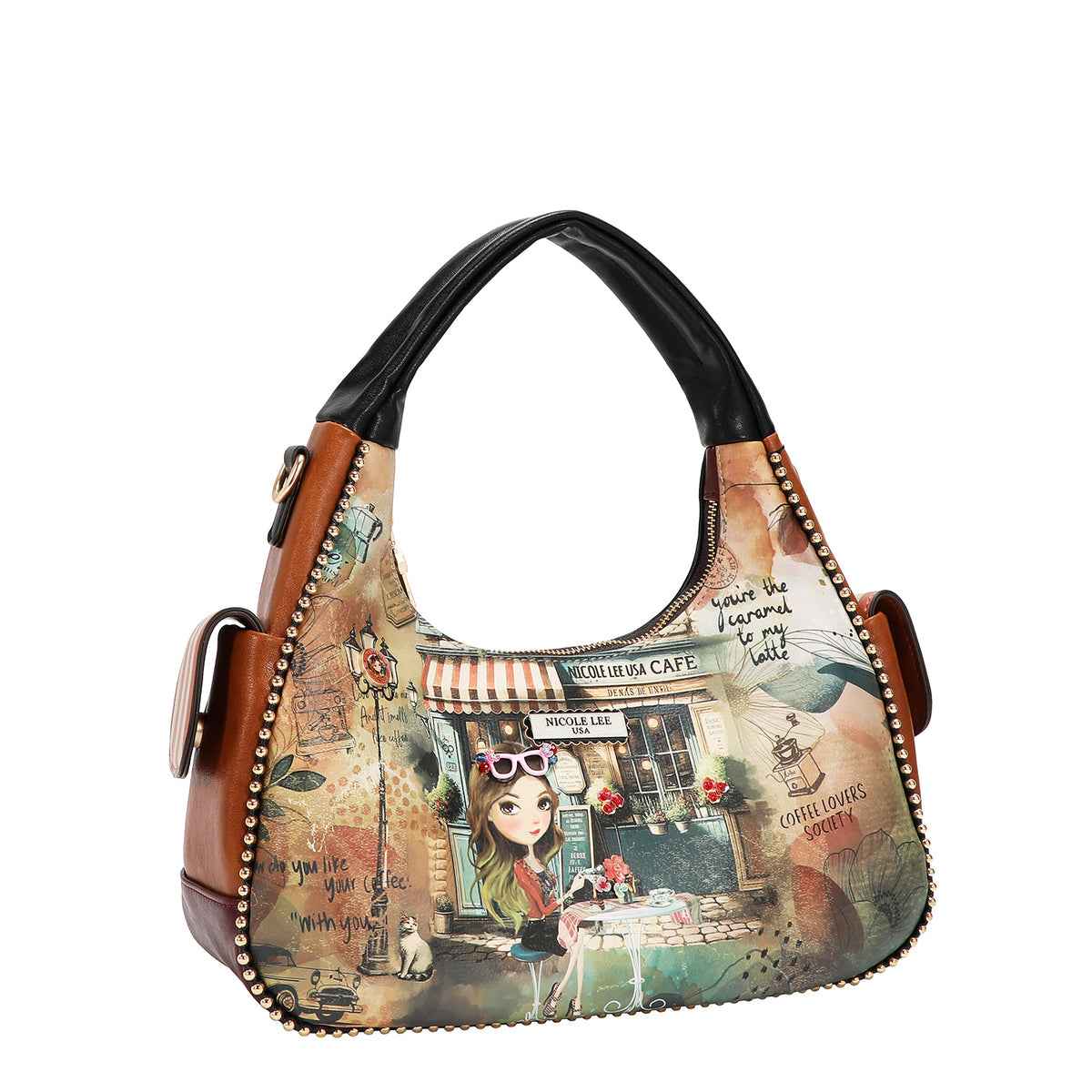 Nicole lee Borsa mezzaluna Virtual Friend